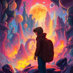 Spectrum Wars: Which Dimension Is It Anyway? - Text-based game