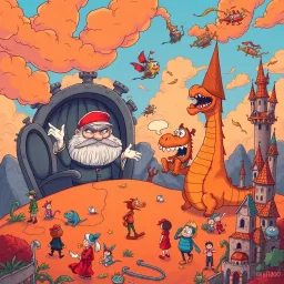 Mirthful Mayhem: Whose Hello Is It Anyway? - Text-based game