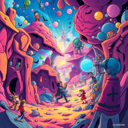 Metamayhem: Whose Adventure is it, Anyway? - Text-based game