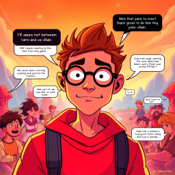 MetaQuest: Who's the Hero, Anyway? - Text-based game