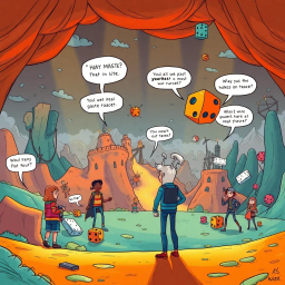 Metamayhem: Whose Adventure Is It, Anyway? - Text-based game