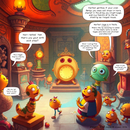 Relic Rumble: Whose Is It Anyway? - Text-based game