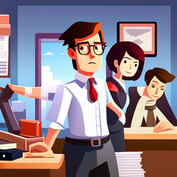 Office Chaos: The Mismanaged Odyssey - Text-based game