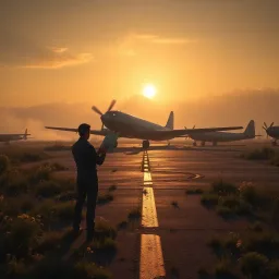 Echoes of the Forgotten Runway - Text-based game
