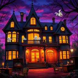 Whose Haunt Is This? - Text-based game