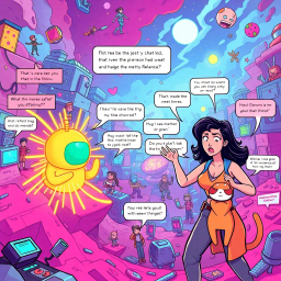 Memeception: Whose Hello Is It Anyway? - Text-based game