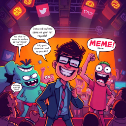 Memeception: Whose Hello Is It Anyway? - Text-based game
