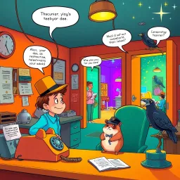 Hello? Who's Calling? - Text-based game