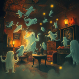 Whose Ghost Is It Anyway? - Text-based game