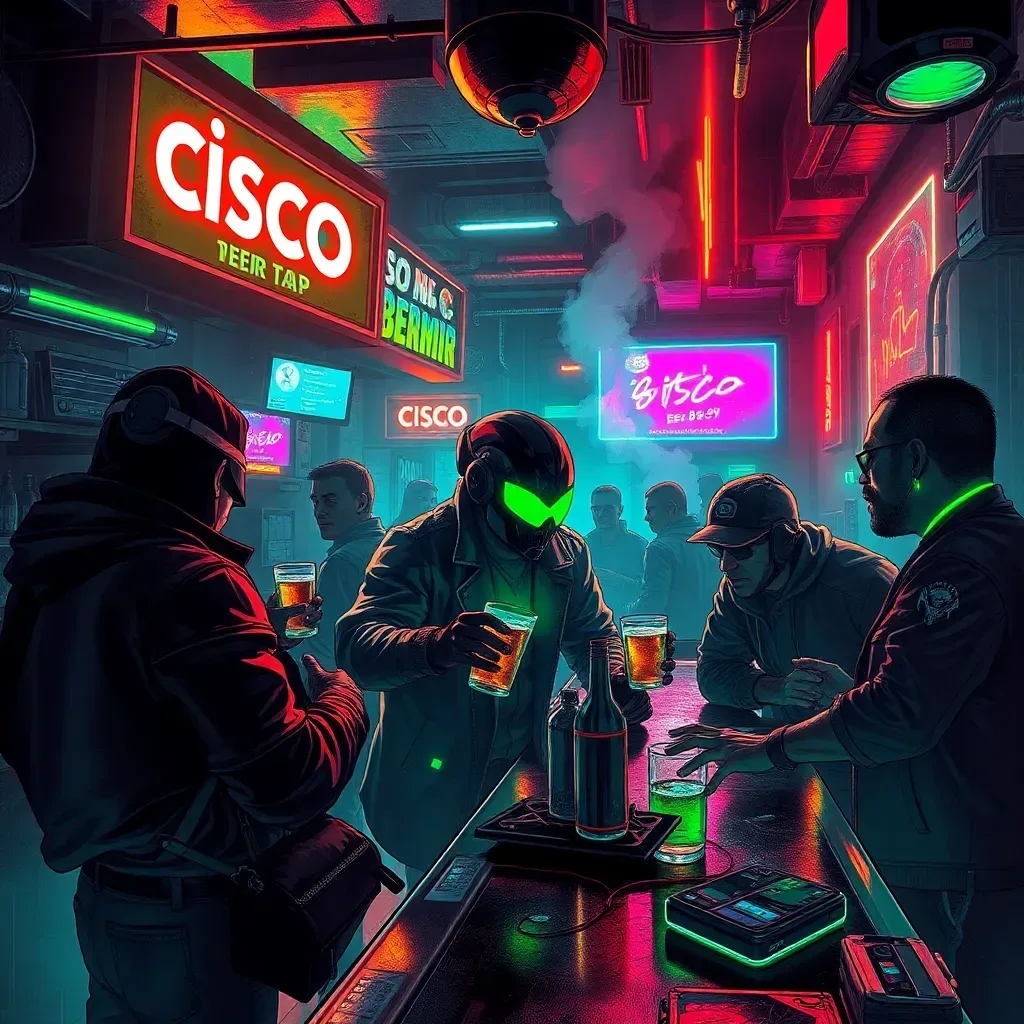 Cyberpunk Bar Brawl