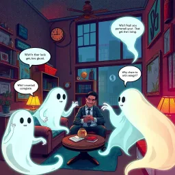 Whose Ghost Is It Anyway? - Text-based game