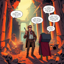 Relic Rumble: Whose Is It Anyway? - Text-based game