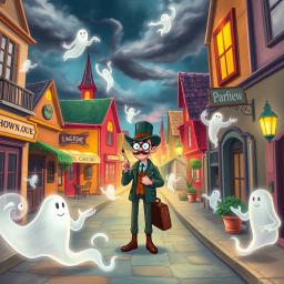 Whose Ghost Is It Anyway? - Text-based game