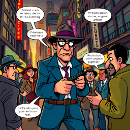 Whose Thief is it Anyway? - Text-based game