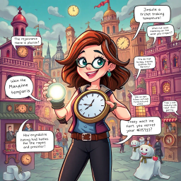 ChronoCaper: Whose Time Is It Anyway? - Text-based game