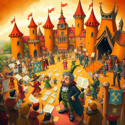 Whose Crown Is It Anyway? - Text-based game