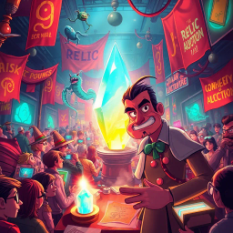 Relic Rumble: Whose Is It Anyway? - Text-based game