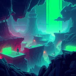 Lost in the Pixel Realm - Text-based game