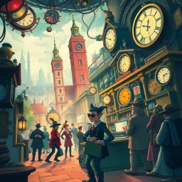 ChronoCaper: Whose Time Is It Anyway? - Text-based game