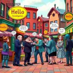 Whose Hellos Are These, Anyway? - Text-based game