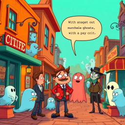 Whose Ghost Is It Anyway? - Text-based game