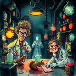 Whose Lab Is It Anyway? - Text-based game