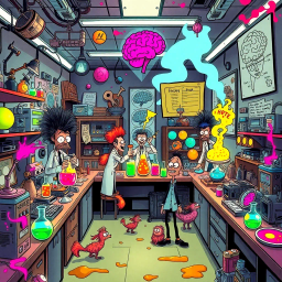 Whose Lab Is It Anyway? - Text-based game