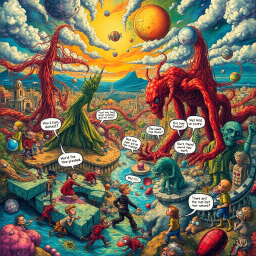 Chaotic Threads: Whose World Anyway? - Text-based game