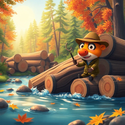 Log Jammed: Whose Logs Are These, Anyway? - Text-based game