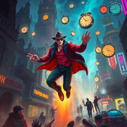 ChronoChase: Whose Time Is It Anyway? - Text-based game