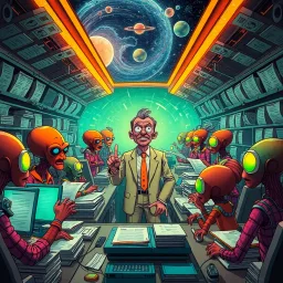 The Intergalactic Bureaucrat - Text-based game