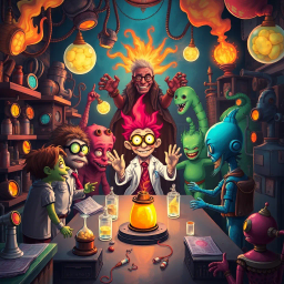 Whose Lab Is It Anyway? - Text-based game