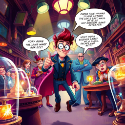 Relic Ruckus: Whose Is It Anyway? - Text-based game