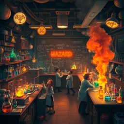 Whose Lab Is It Anyway? - Text-based game