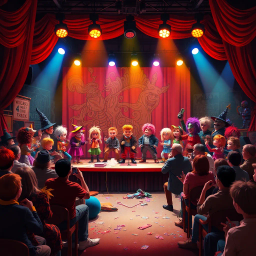 Line by Line: The Improv Chronicles - Text-based game