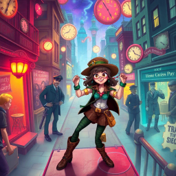 ChronoCaper: Whose Time Is It Anyway? - Text-based game
