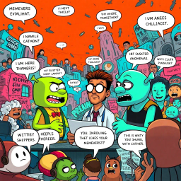 Memeception: Whose Hello Is It Anyway? - Text-based game
