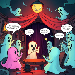 Whose Ghost Is It Anyway? - Text-based game