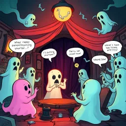 Whose Ghost Is It Anyway? - Text-based game