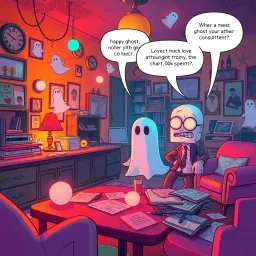 Whose Ghost Is It Anyway? - Text-based game