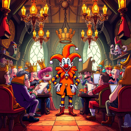 Crown & Clown: The Royale Rumble - Text-based game