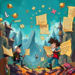 Metamayhem: Whose Adventure is it Anyway? - Text-based game