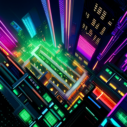 Neon Noir: The Quantum Heist - Text-based game