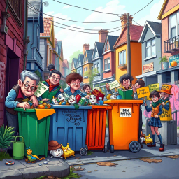 Whose Bin Is It Anyway? - Text-based game