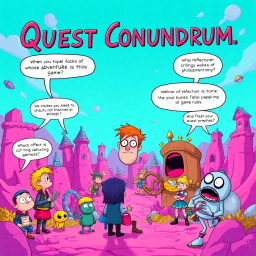 Quest Conundrum: Whose Adventure Is It Anyway? - Text-based game