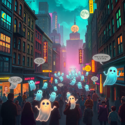 Whose Ghost Is It Anyway? - Text-based game