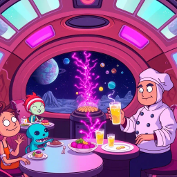 Intergalactic Cooking text games