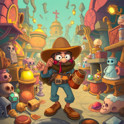 Relic Rumble: Whose Is It Anyway? - Text-based game