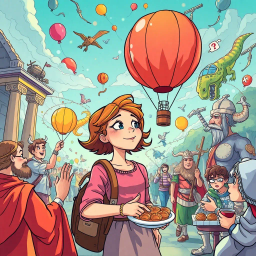 Time-Travel Comedy/Adventure text games