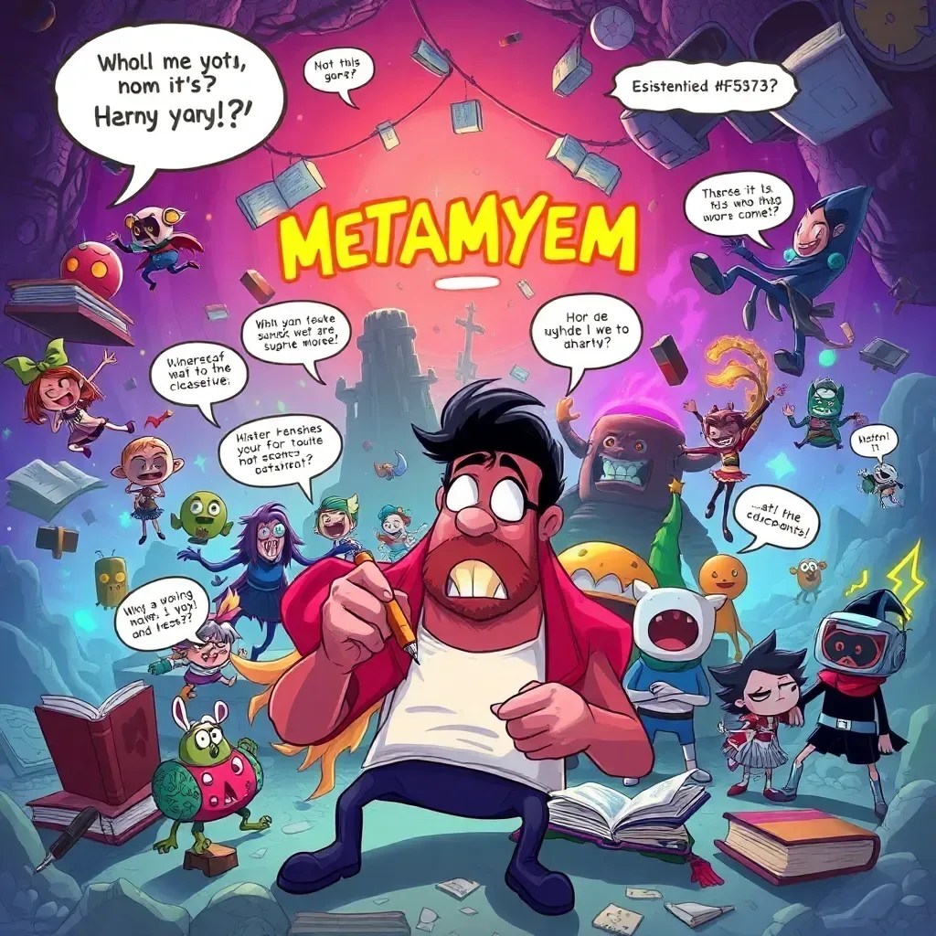 Metamayhem: Whose Adventure Is It Anyway?